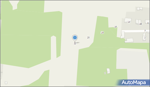 Blochy, Sosnowa, 22, mapa Blochy