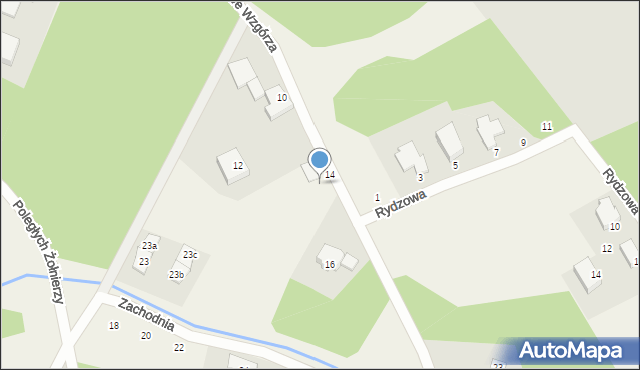 Bojano, Sosnowe Wzgórza, 14a, mapa Bojano