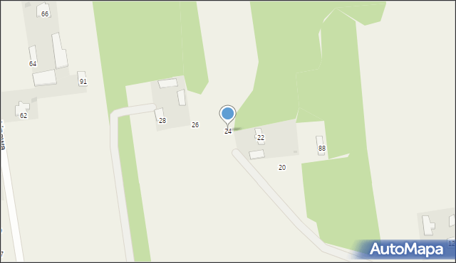 Bojmie, Sosnowa, 24, mapa Bojmie
