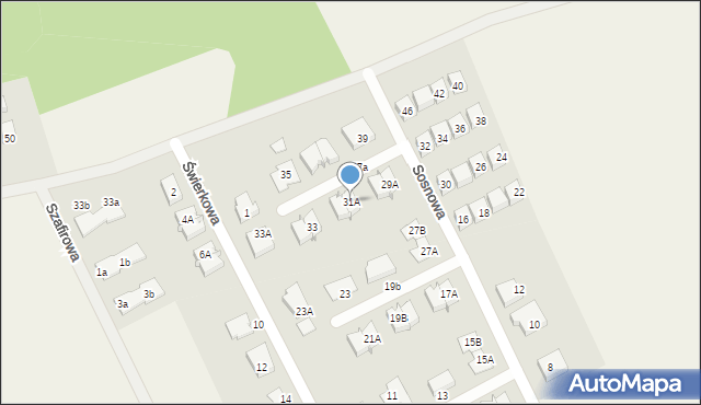 Bolesławice, Sosnowa, 31A, mapa Bolesławice