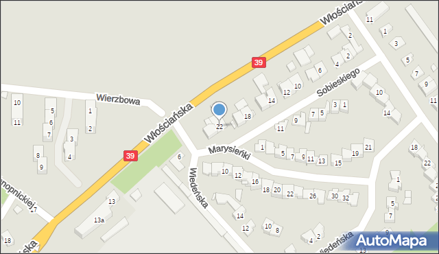 Brzeg, Sobieskiego Jakuba, 22, mapa Brzeg