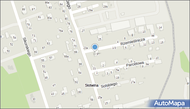 Brzesko, Solskiego Ludwika, 23, mapa Brzesko