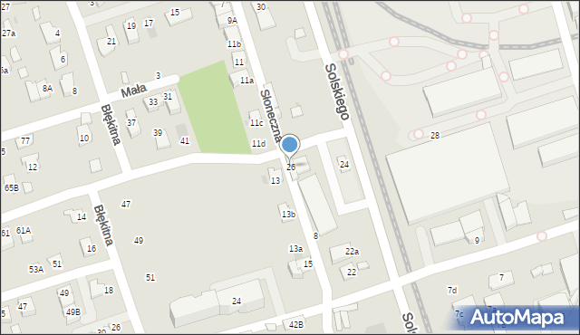 Brzesko, Solskiego Ludwika, 26, mapa Brzesko