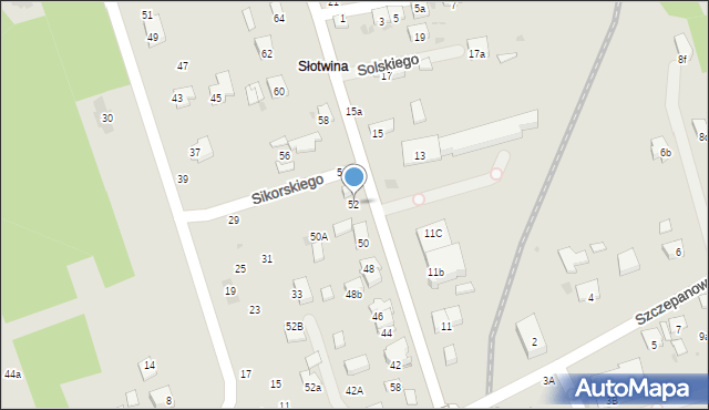 Brzesko, Solskiego Ludwika, 52, mapa Brzesko