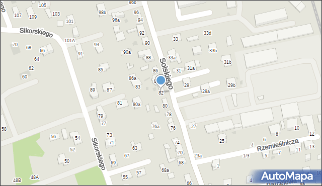 Brzesko, Solskiego Ludwika, 82, mapa Brzesko