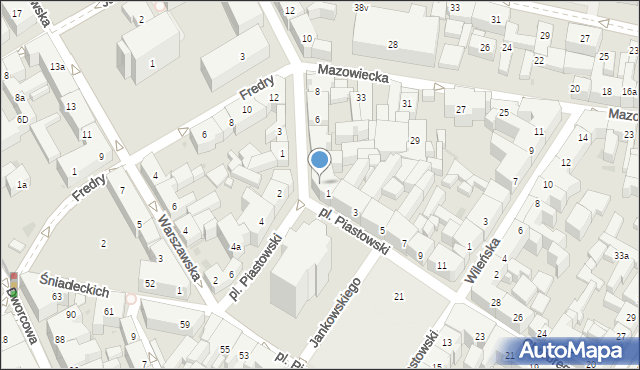 Bydgoszcz, Sowińskiego Józefa, gen., 2, mapa Bydgoszczy