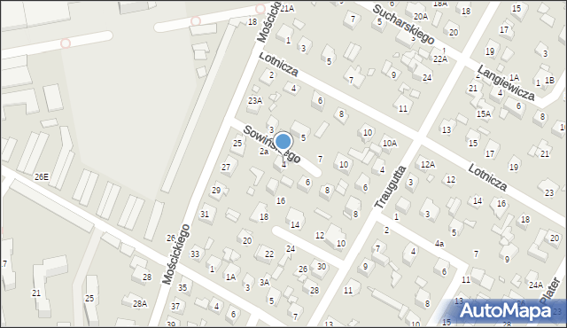 Chełm, Sowińskiego Józefa, gen., 4, mapa Chełma