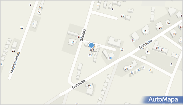 Chłapowo, Sobótki, 23A, mapa Chłapowo