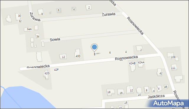 Chomęcice, Sowia, 8, mapa Chomęcice