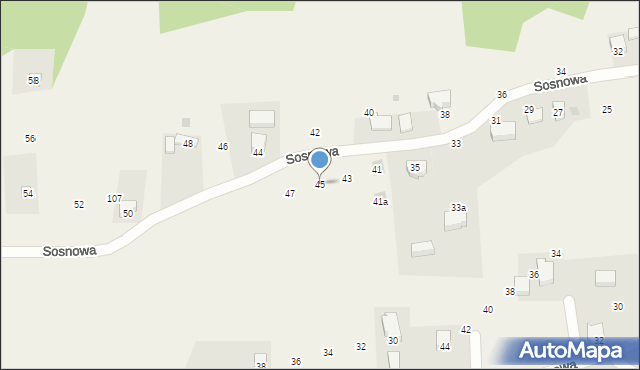 Chorowice, Sosnowa, 45, mapa Chorowice