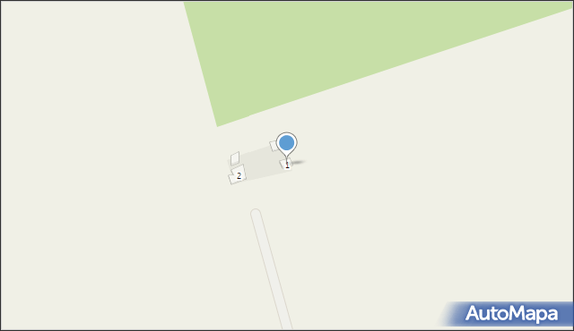 Chrzan, Sosnowa, 1, mapa Chrzan