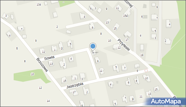 Chrząstawa Wielka, Sowia, 7, mapa Chrząstawa Wielka