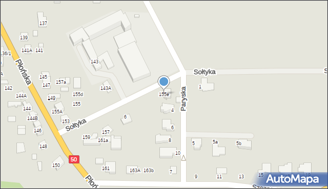 Ciechanów, Sołtyka Tadeusza, prof., 8, mapa Ciechanów