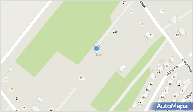 Ciechanowiec, Sosnowa, 25d, mapa Ciechanowiec