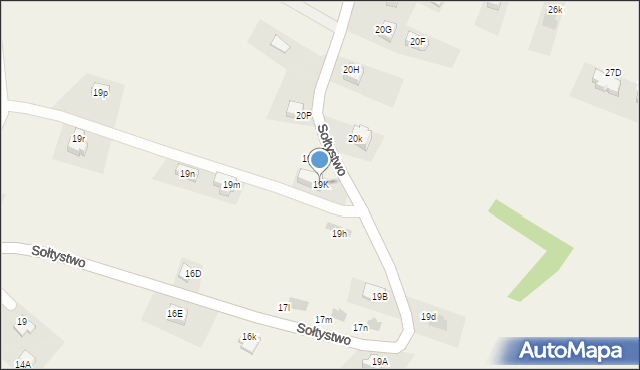 Czarna Góra, Sołtystwo, 19K, mapa Czarna Góra