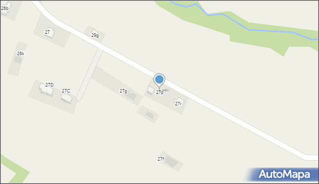 Czarna Góra, Sołtystwo, 27p, mapa Czarna Góra