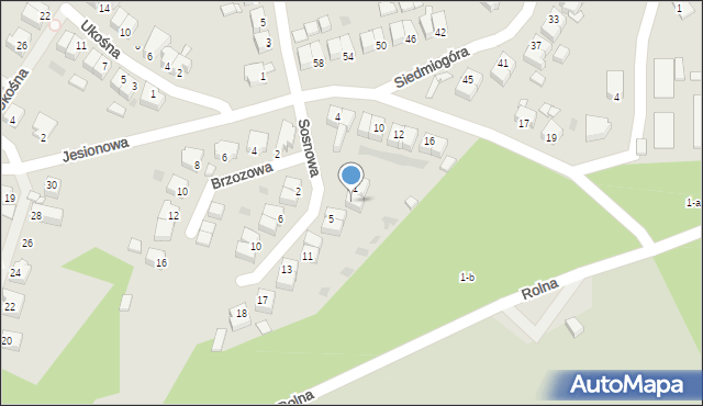 Czarnków, Sosnowa, 3, mapa Czarnków