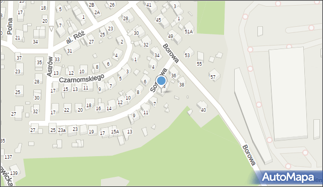 Czeladź, Sosnowa, 5, mapa Czeladź