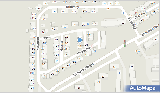 Częstochowa, Sosnkowskiego Kazimierza, gen., 1/1, mapa Częstochowy