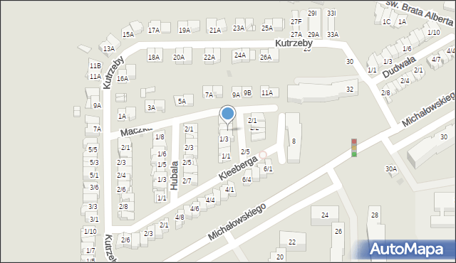 Częstochowa, Sosnkowskiego Kazimierza, gen., 1/4, mapa Częstochowy