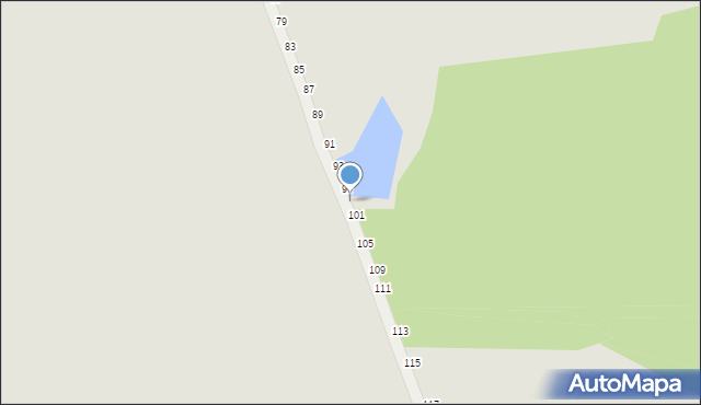 Częstochowa, Sokola, 99, mapa Częstochowy