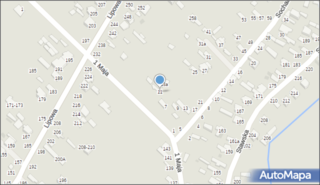 Dęblin, Sochackiego Augusta, dr., 11, mapa Dęblin