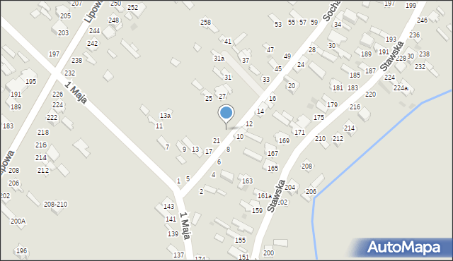 Dęblin, Sochackiego Augusta, dr., 23, mapa Dęblin