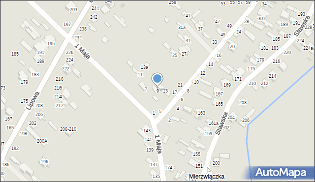 Dęblin, Sochackiego Augusta, dr., 9, mapa Dęblin