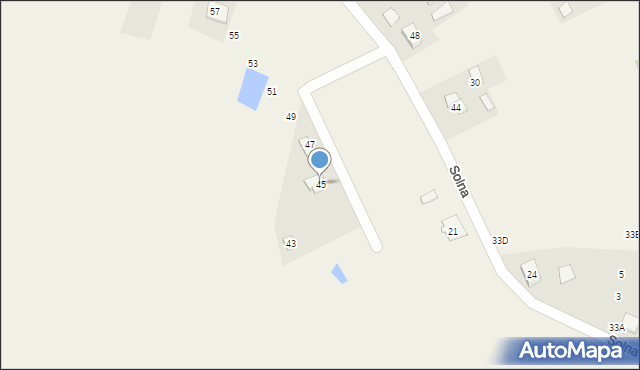 Dobromierz, Solna, 45, mapa Dobromierz