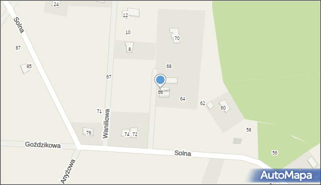 Dobromierz, Solna, 66, mapa Dobromierz