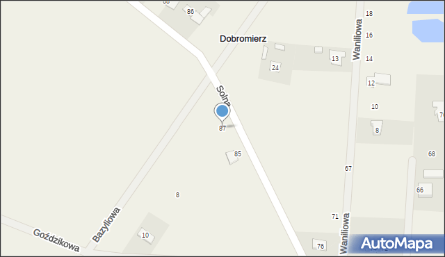 Dobromierz, Solna, 87, mapa Dobromierz
