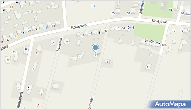 Dobroszyce, Sosnowa, 2, mapa Dobroszyce