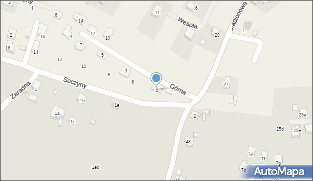 Dojazdów, Soczyny, 4, mapa Dojazdów