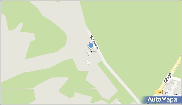 Drezdenko, Sosnowa, 5, mapa Drezdenko