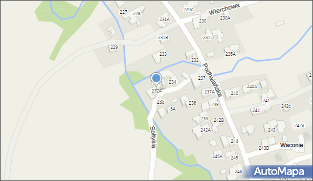 Dzianisz, Sołtysia, 6, mapa Dzianisz