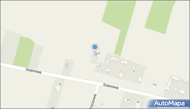 Garno, Sosnowa, 11, mapa Garno