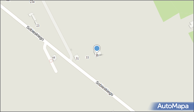 Garwolin, Sobieskiego, 35, mapa Garwolin