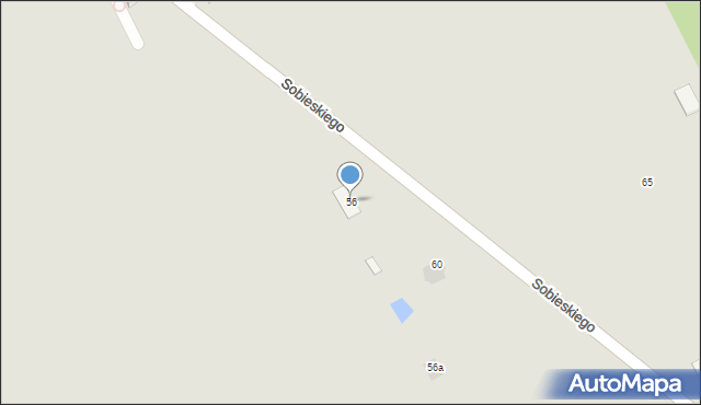 Garwolin, Sobieskiego, 56, mapa Garwolin