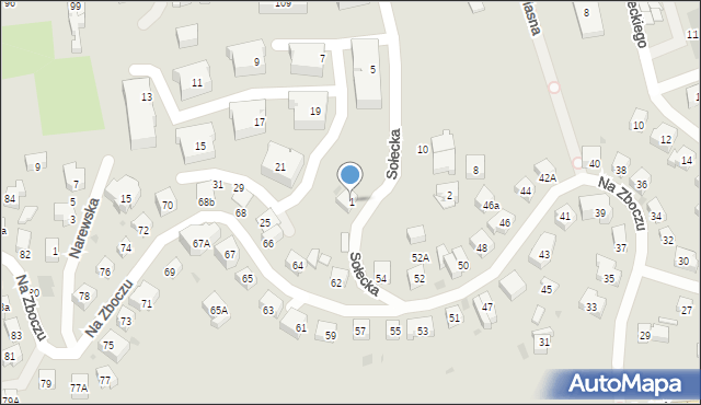 Gdańsk, Sołecka, 1, mapa Gdańska