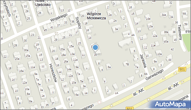 Gdańsk, Soplicy Jacka, 10, mapa Gdańska