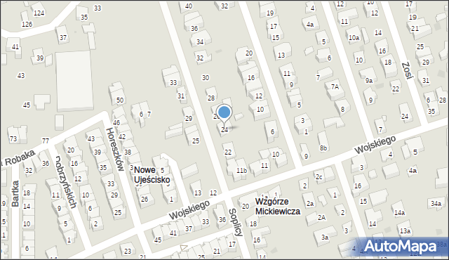 Gdańsk, Soplicy Jacka, 24, mapa Gdańska