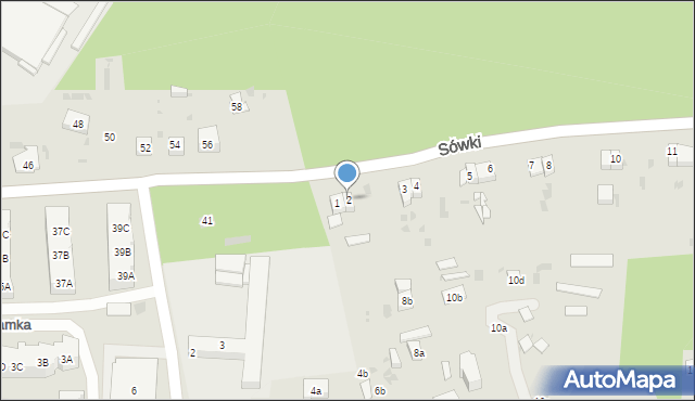 Gdańsk, Sówki, 2, mapa Gdańska