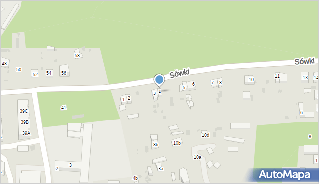 Gdańsk, Sówki, 4, mapa Gdańska