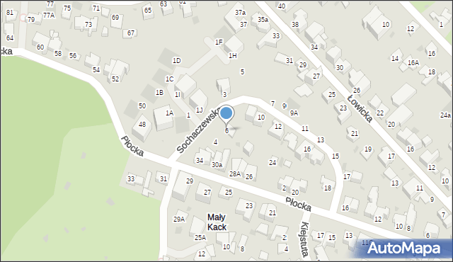 Gdynia, Sochaczewska, 6, mapa Gdyni