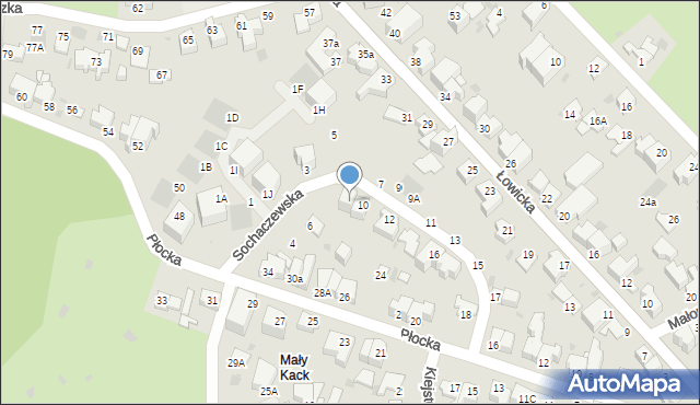 Gdynia, Sochaczewska, 8, mapa Gdyni