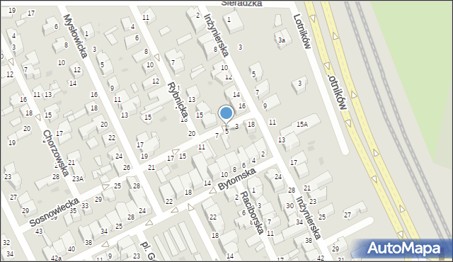 Gdynia, Sosnowiecka, 5, mapa Gdyni