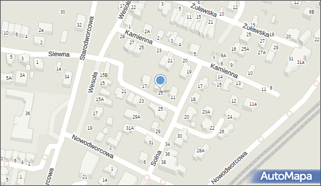 Gdynia, Solna, 15, mapa Gdyni