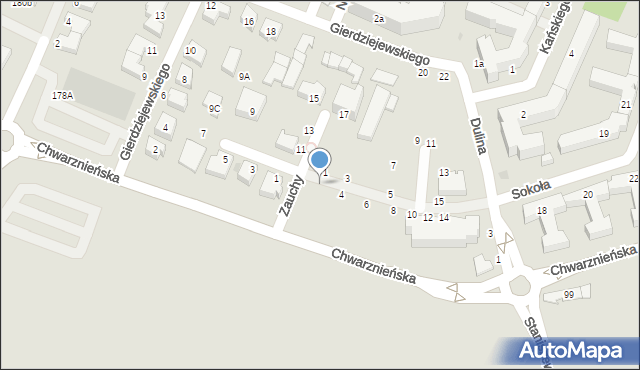 Gdynia, Sokoła Franciszka, 2, mapa Gdyni