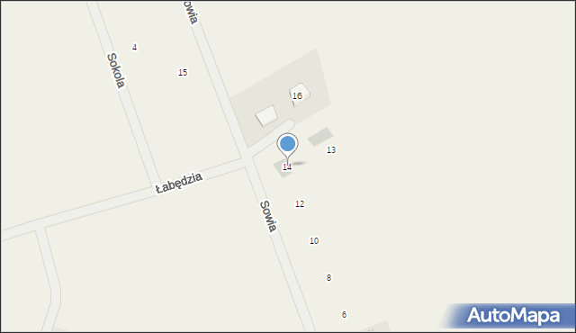 Giedajty, Sowia, 14, mapa Giedajty