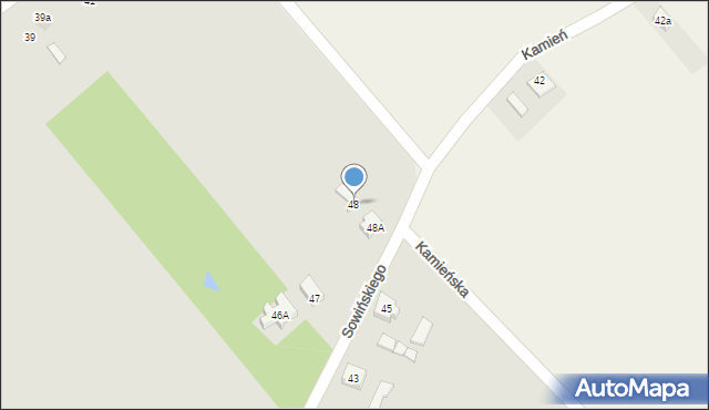Głowno, Sowińskiego Józefa, gen., 48, mapa Głowno